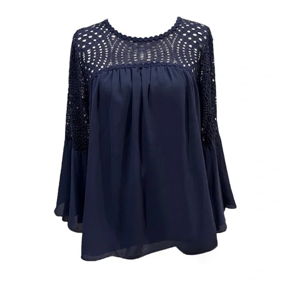 Lilly Pulitzer Amenna Flounce Sleeve Blouse - Picture 7 of 9